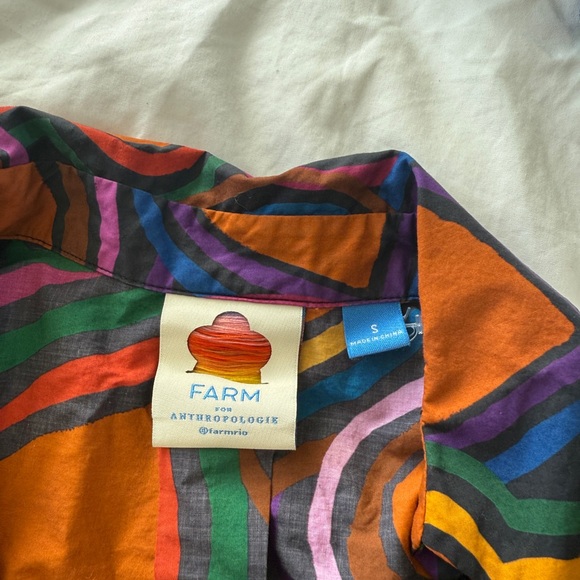 Farm Rio Anthropologie Heart Bow Front Dress - Picture 7 of 11